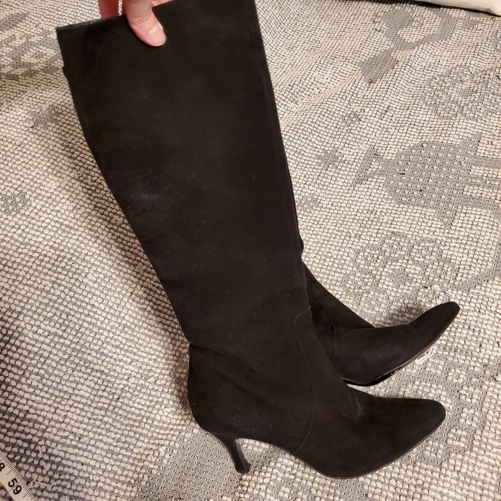 Bruno Ricci for Diane B black suede boots 36